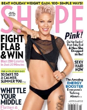Пинк Pink на обложке журнала