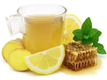Вода с лимоном и имбирем