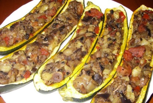 Цукини с овощами