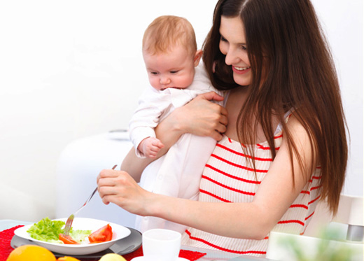 Разрешенные продукты для кормящих мам