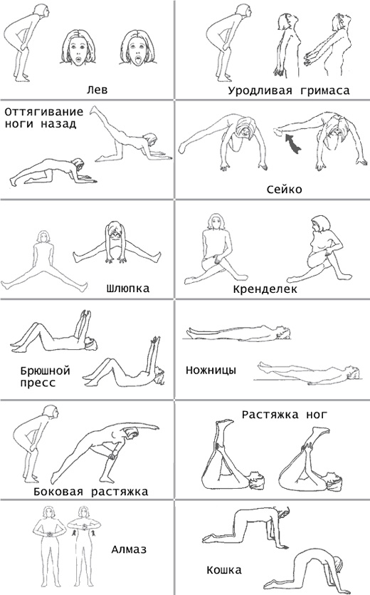 Упражнения по системе бодифлекс